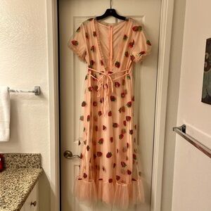 Pink Strawberry Dress